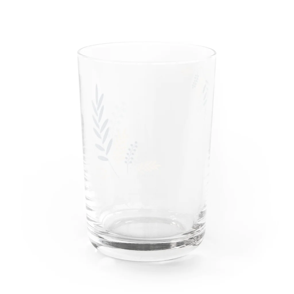 VIETSTAR★１０８のレトログラス　葉 Water Glass :back