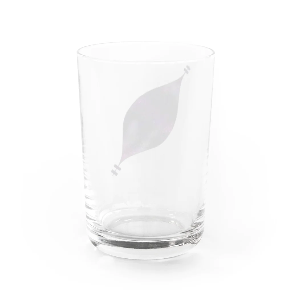 やばたにえんの味噌煮込みの宇宙の裂け目 Water Glass :back