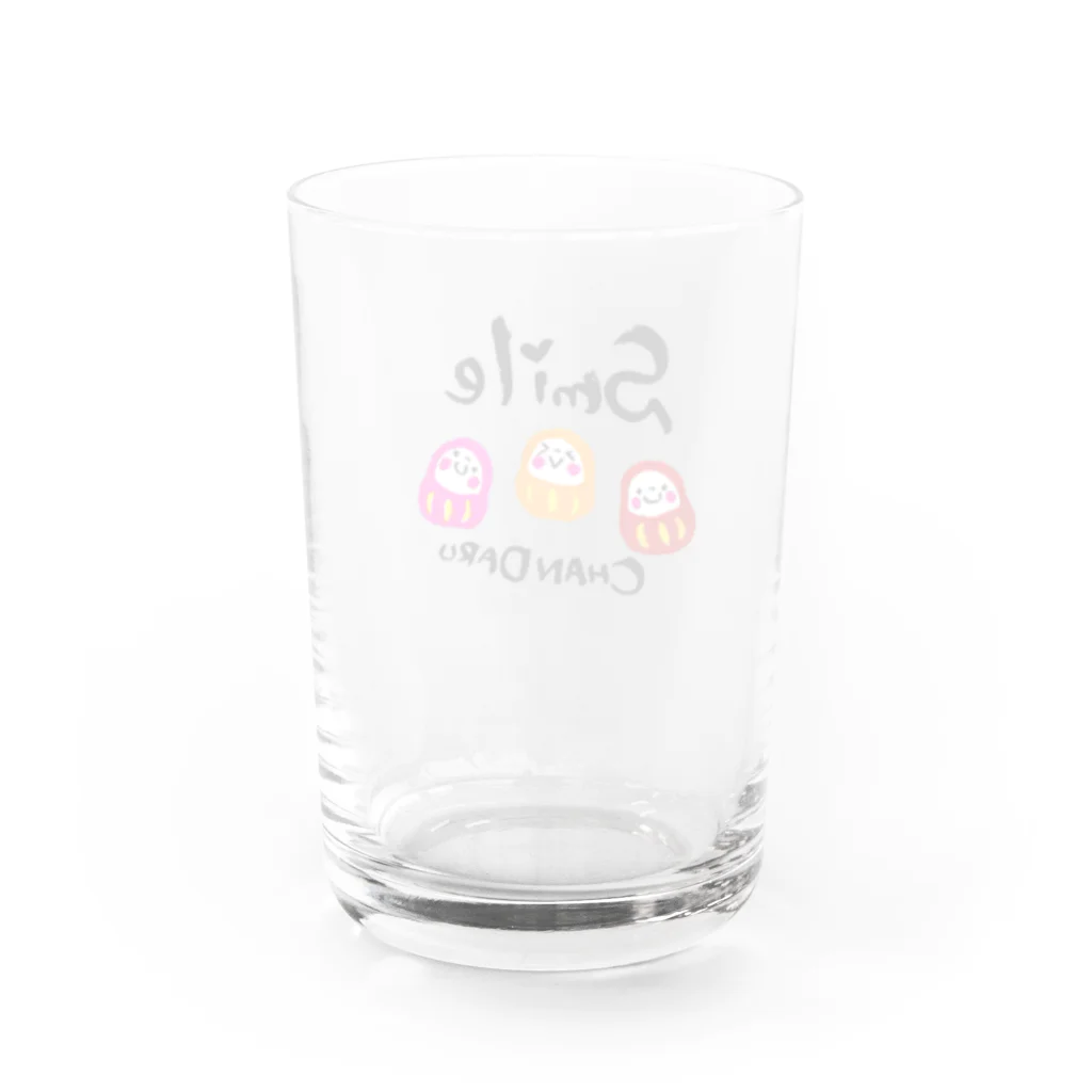 CHANDARUのちゃんだる Water Glass :back