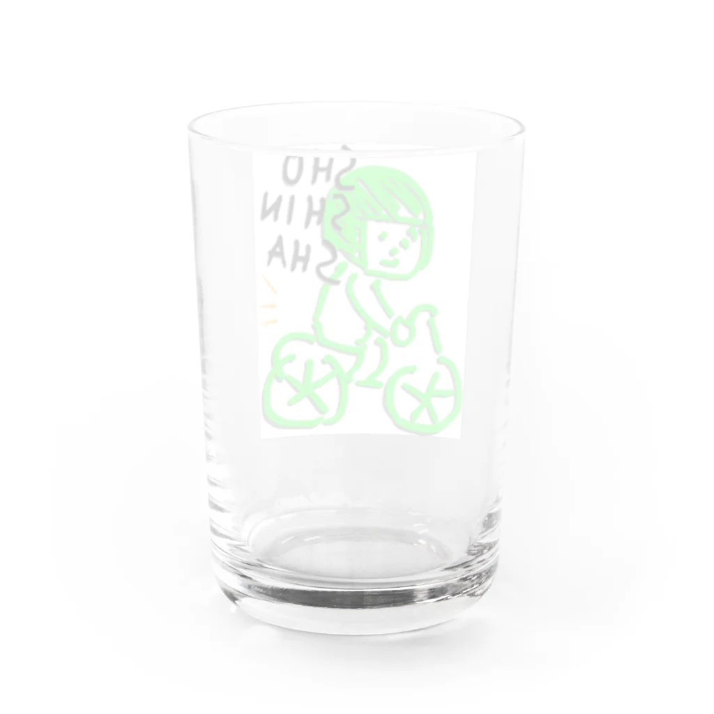 arareyaの最初の一歩、はじめちゃん Water Glass :back