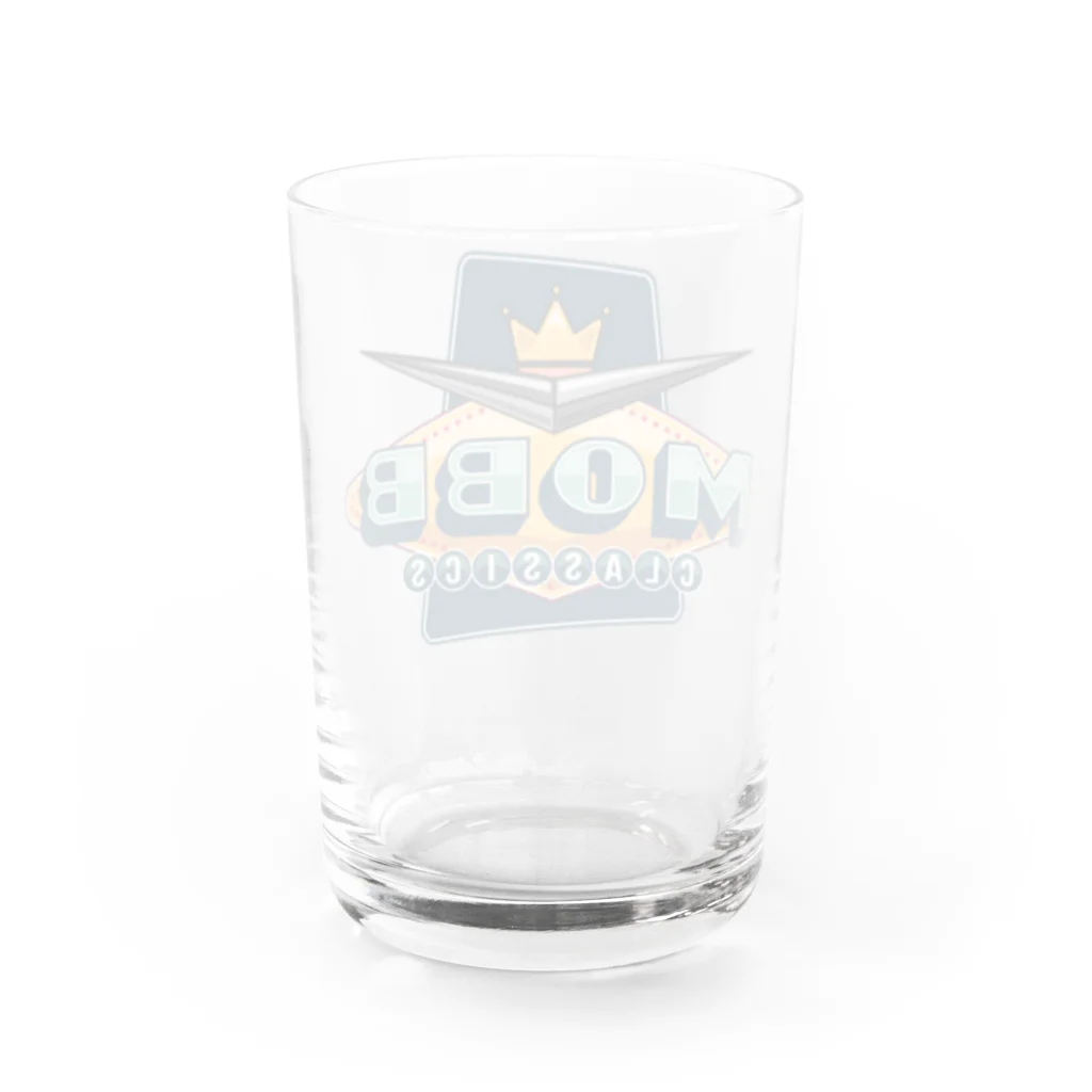 Marty's shop のMobb classics  original logo Water Glass :back