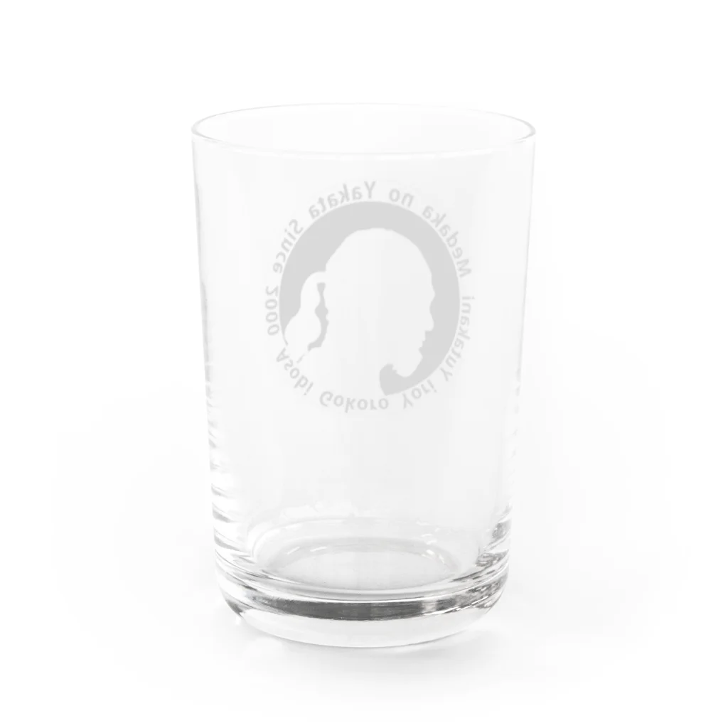 めだかの館公式グッズショップのめだか村の村長さん Water Glass :back