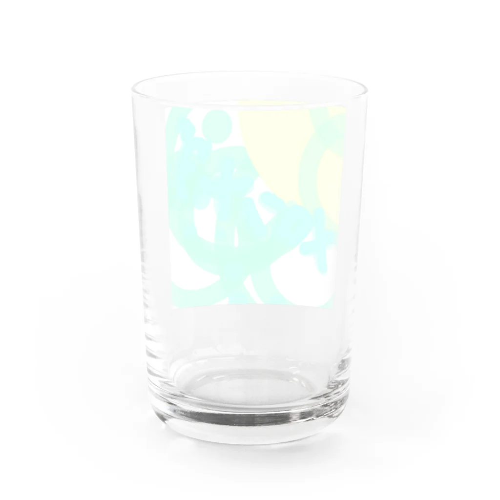 anpannのメロンクリームソーダ Water Glass :back