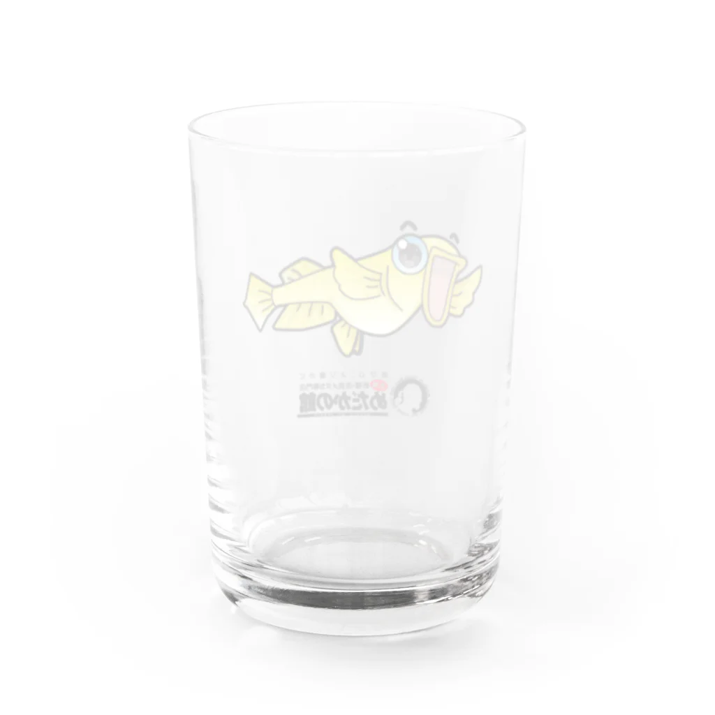 めだかの館公式グッズショップの黄金メダカの秀吉さま Water Glass :back