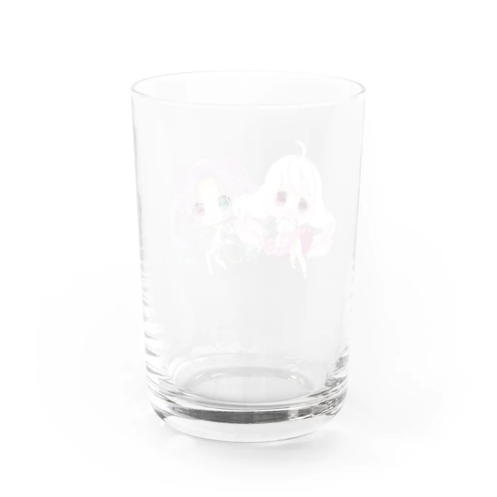 キューキャラの夢ちゃん＆ジュエリーちゃんグッズ！ Water Glass :back