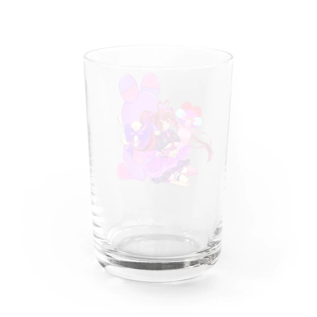 Rimε・●・зstoreのやみかわぷりんちゃん Water Glass :back