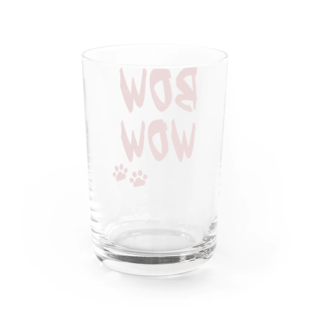 WISSCOLOR【ｳｨｽﾞｶﾗｰ】のBOWWOW【バーガンディ】 Water Glass :back