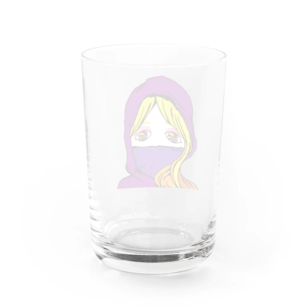 magarimichiのマジックマスクさん Water Glass :back