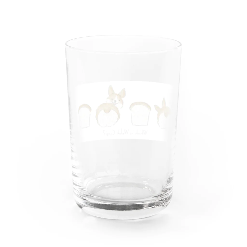 emiu_desighnのコーギーはどーこだ？ Water Glass :back