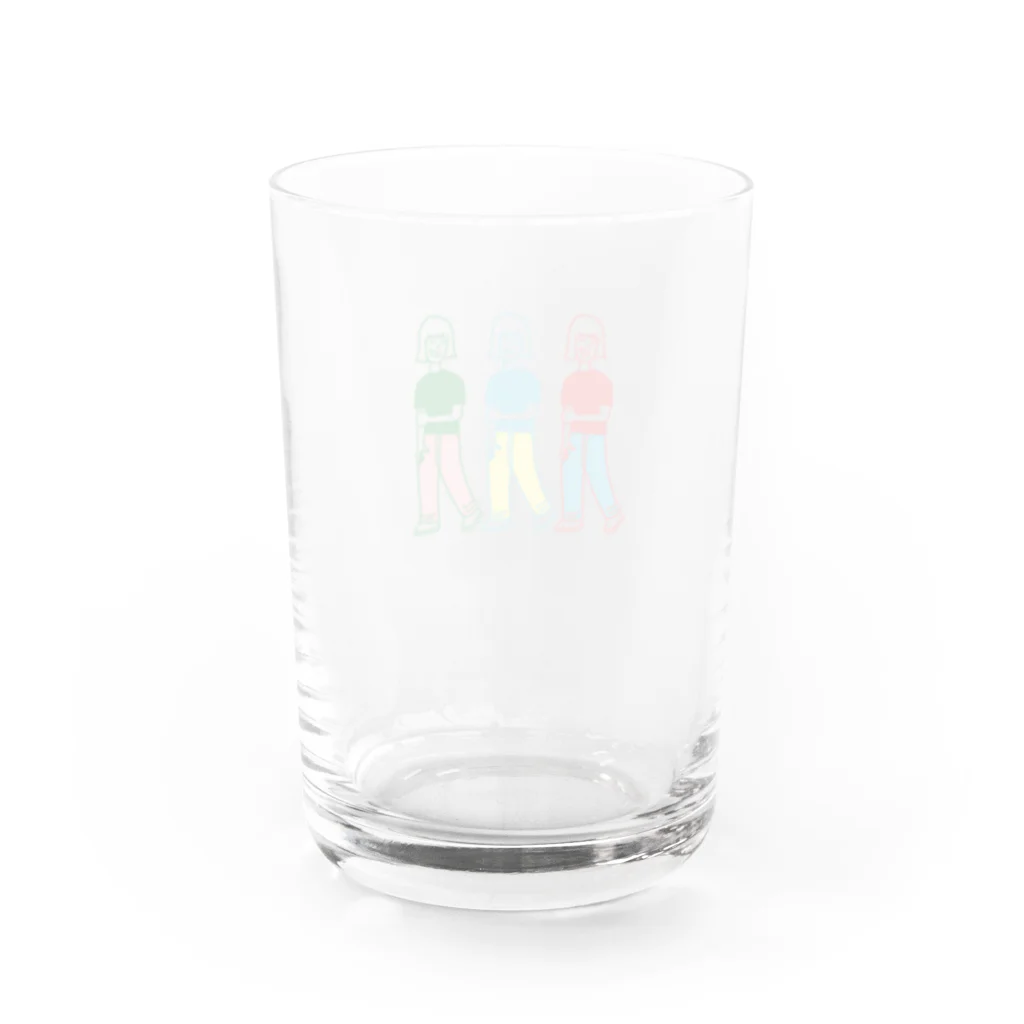 Diver Down shopの3girls Water Glass :back