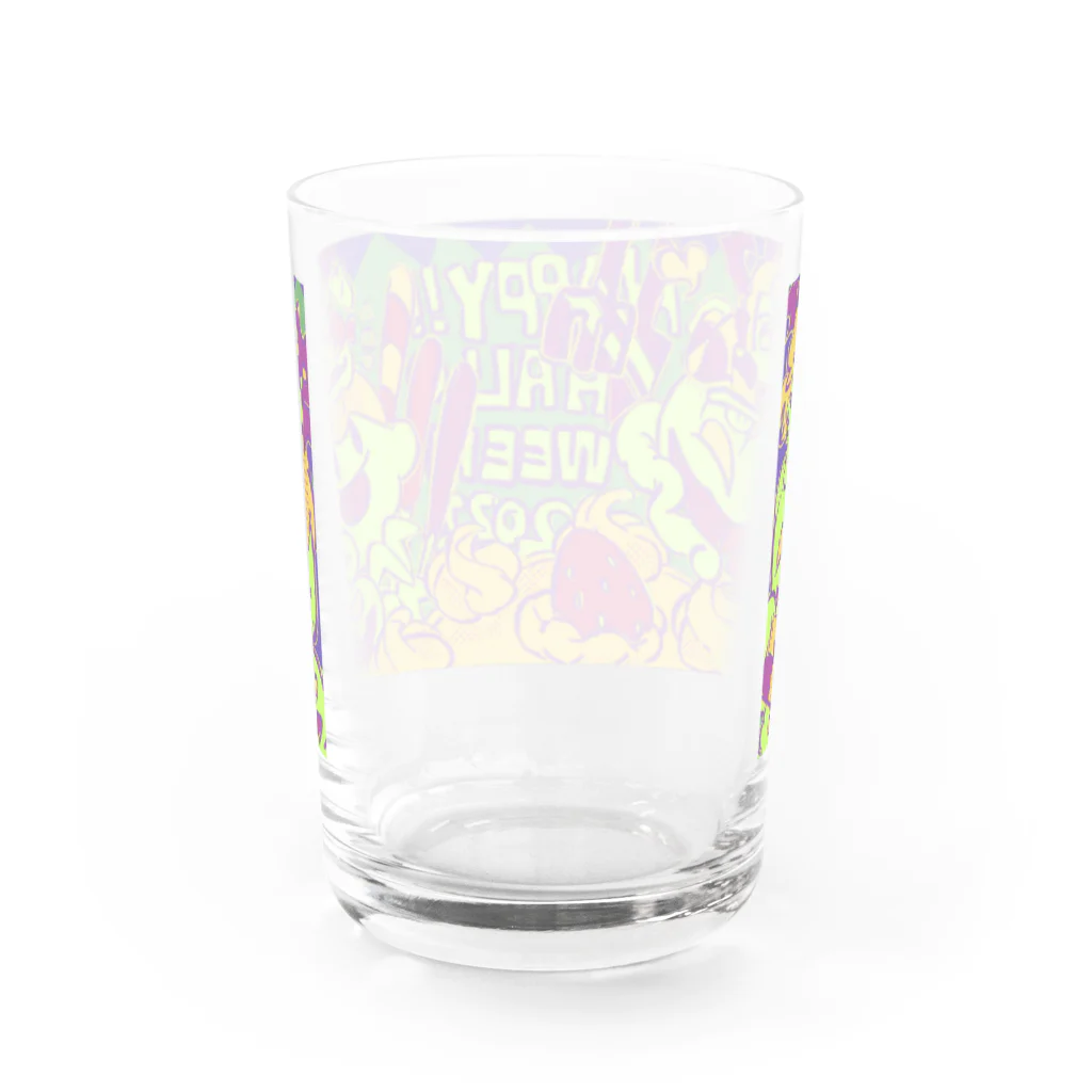 さくハウスのハロウィン☆2021カップ Water Glass :back