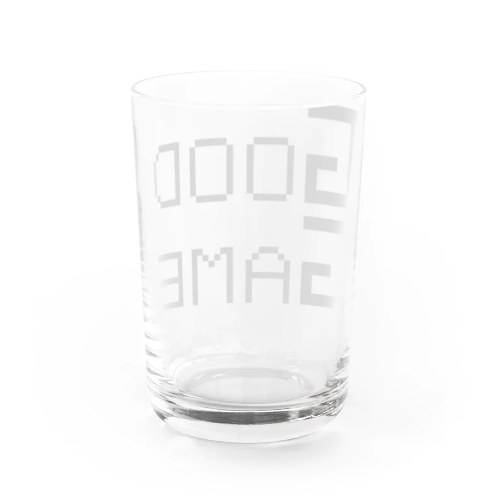 PIXEL SHOPのGood Game Water Glass :back