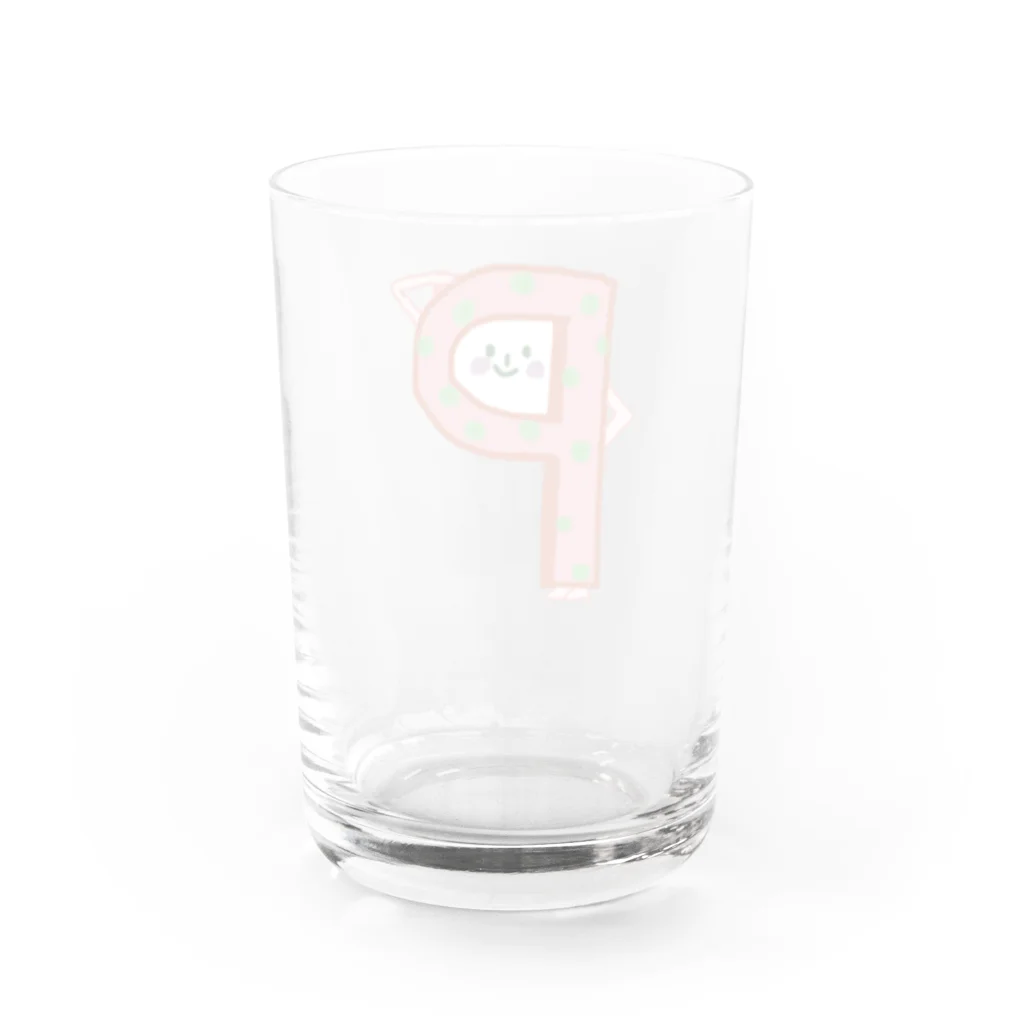 ミーミー⭐︎イニシャルズ/スージーズストアのイニシャルズ⭐︎P(ピー) Water Glass :back