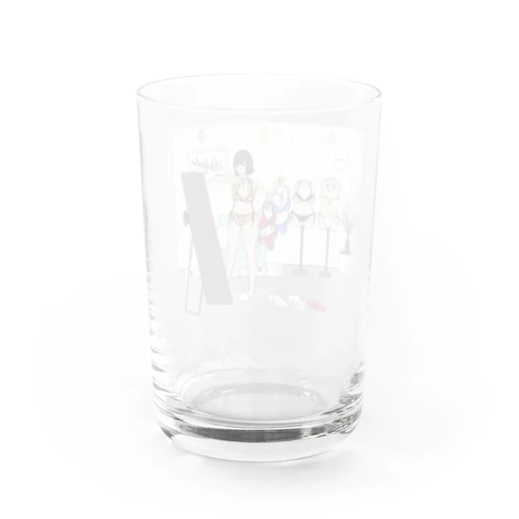 小山玲奈🐥(れーなんぼ)@10/29DVD発売のれーなんぼ水着お着替え Water Glass :back