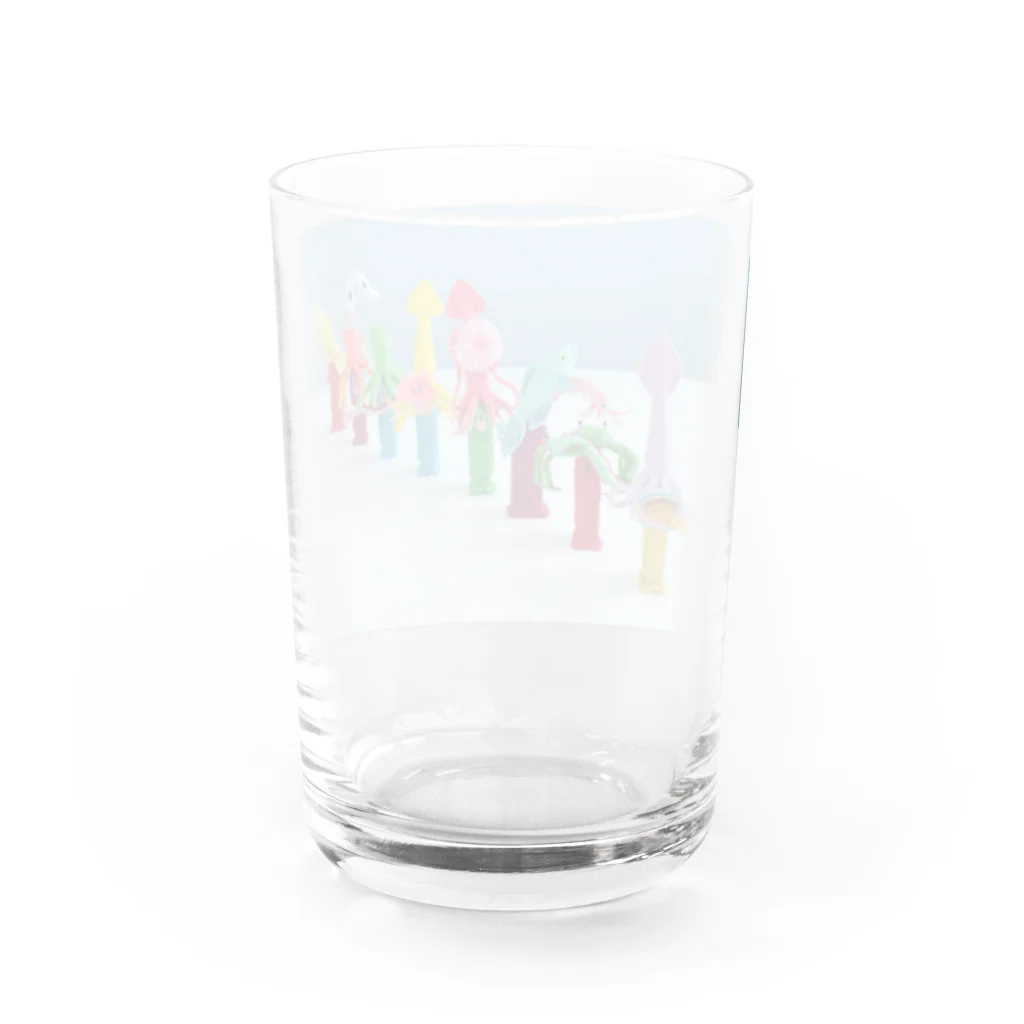 水島ひねのHINEZ 勢揃い Water Glass :back