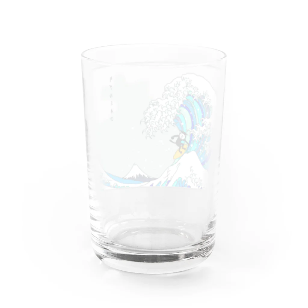 キグルミネコのキグルミネコの波乗り編 Water Glass :back