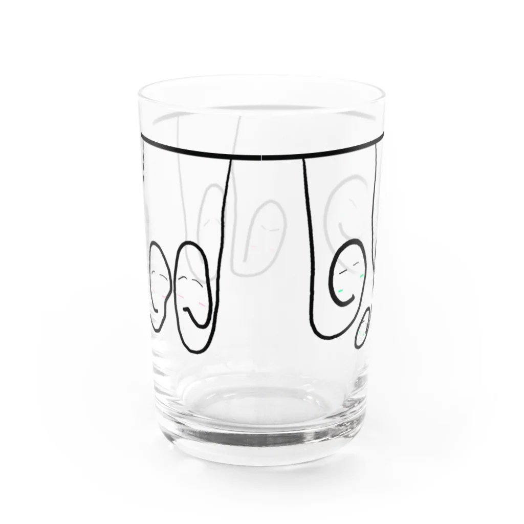 ひなたさん家の良心市のある日 Water Glass :back