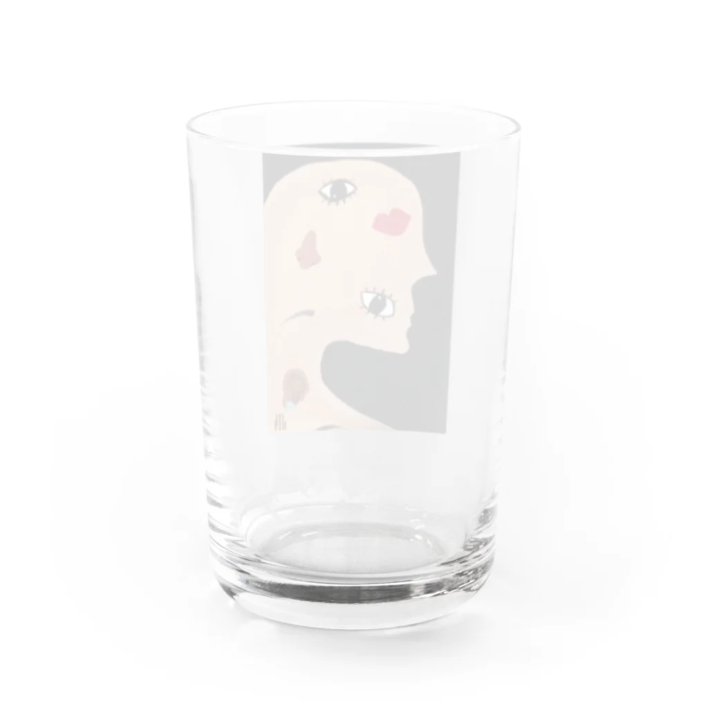 J14のPuzzleFace Water Glass :back