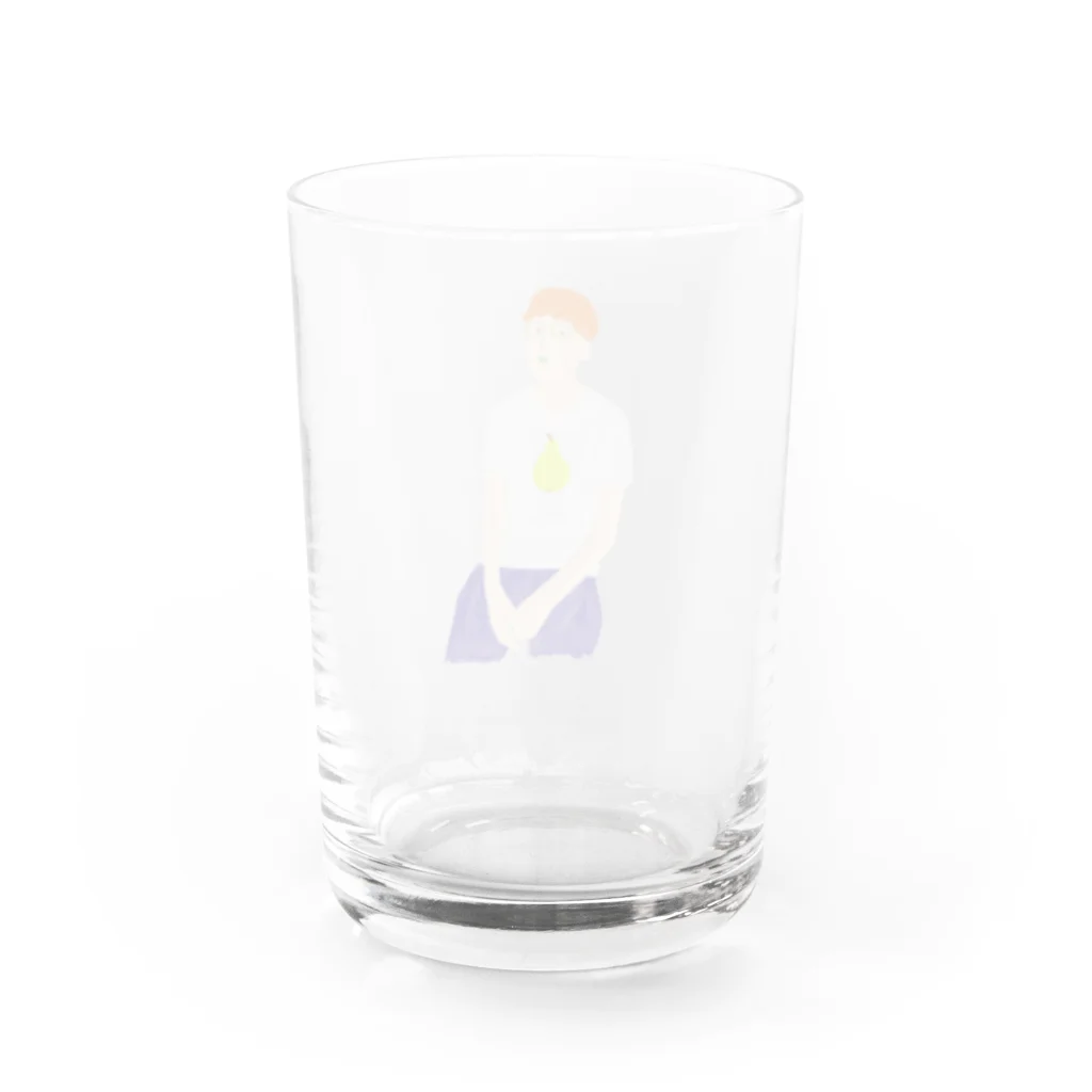 ten.8の洋梨メガネ Water Glass :back
