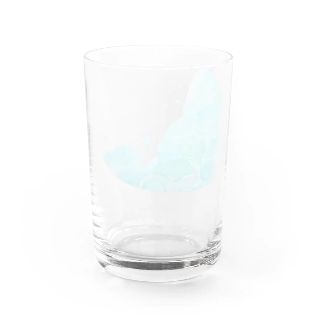 Orsetto.Kana.Artのしぶき Water Glass :back