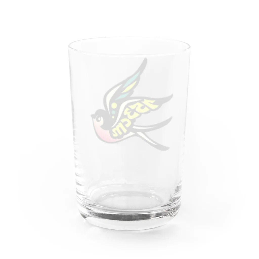 Jun153cmのトリ Water Glass :back