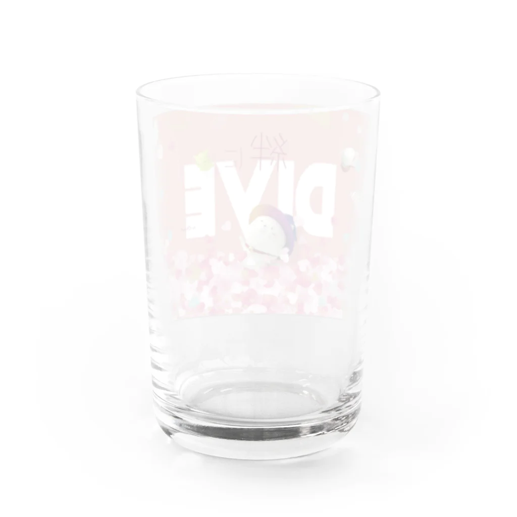 Shibuya_NyanCoのニャン公DIVE（絆）シリーズ Water Glass :back