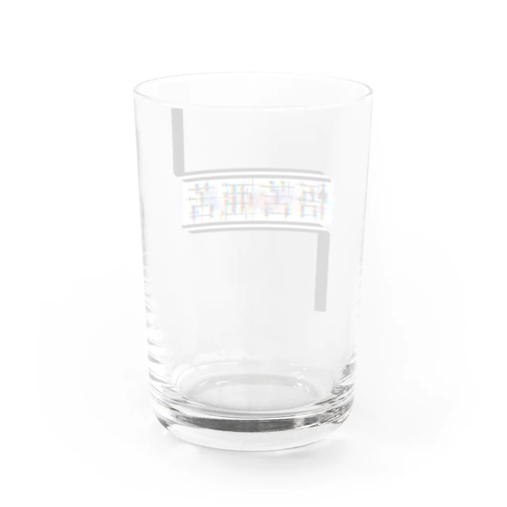 朝焼けのブンブンバリバリ‼️ Water Glass :back