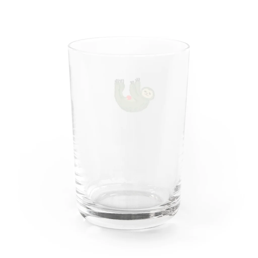 nekoonsenのナマケモノT Water Glass :back