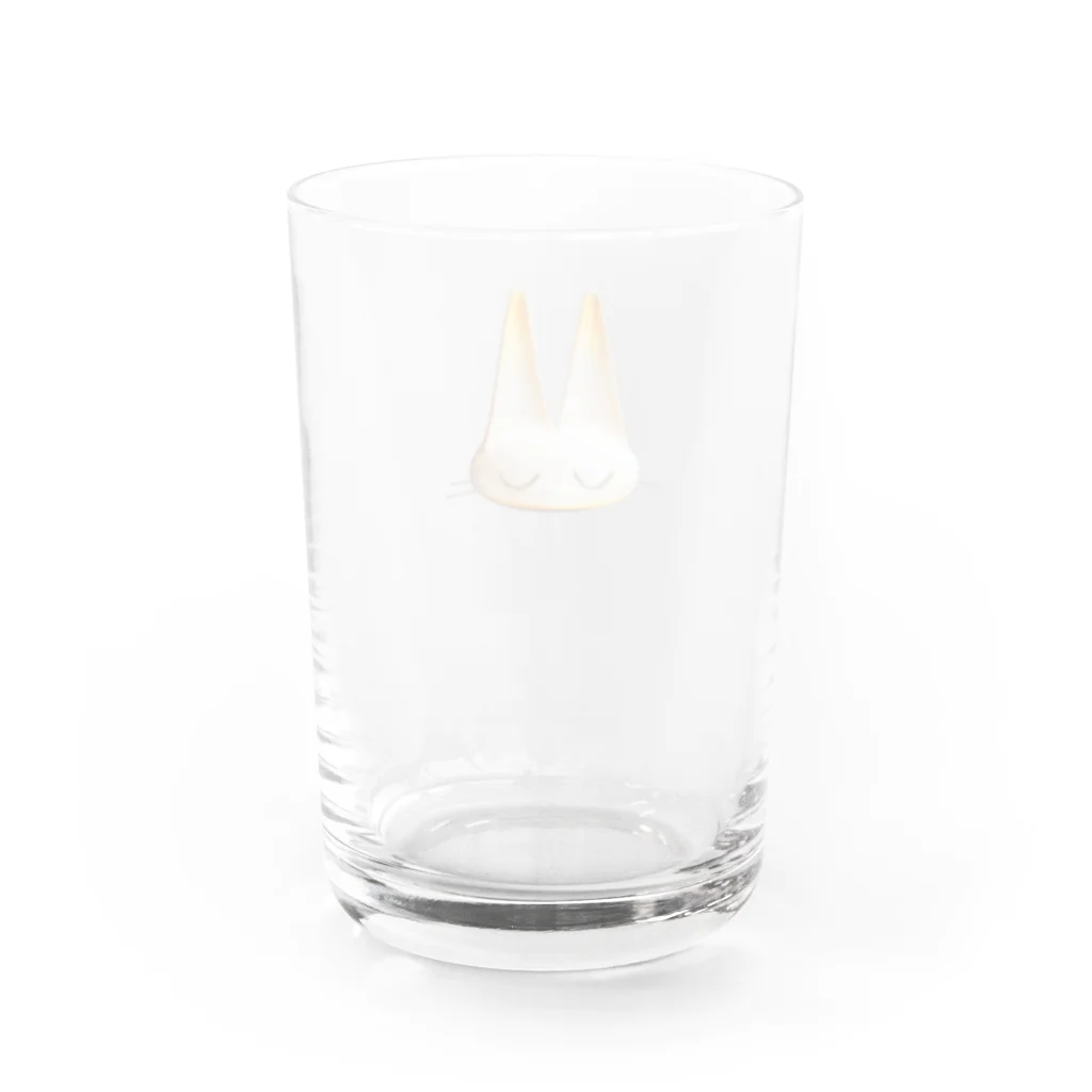 sleeping is goodのねてるねこ Water Glass :back