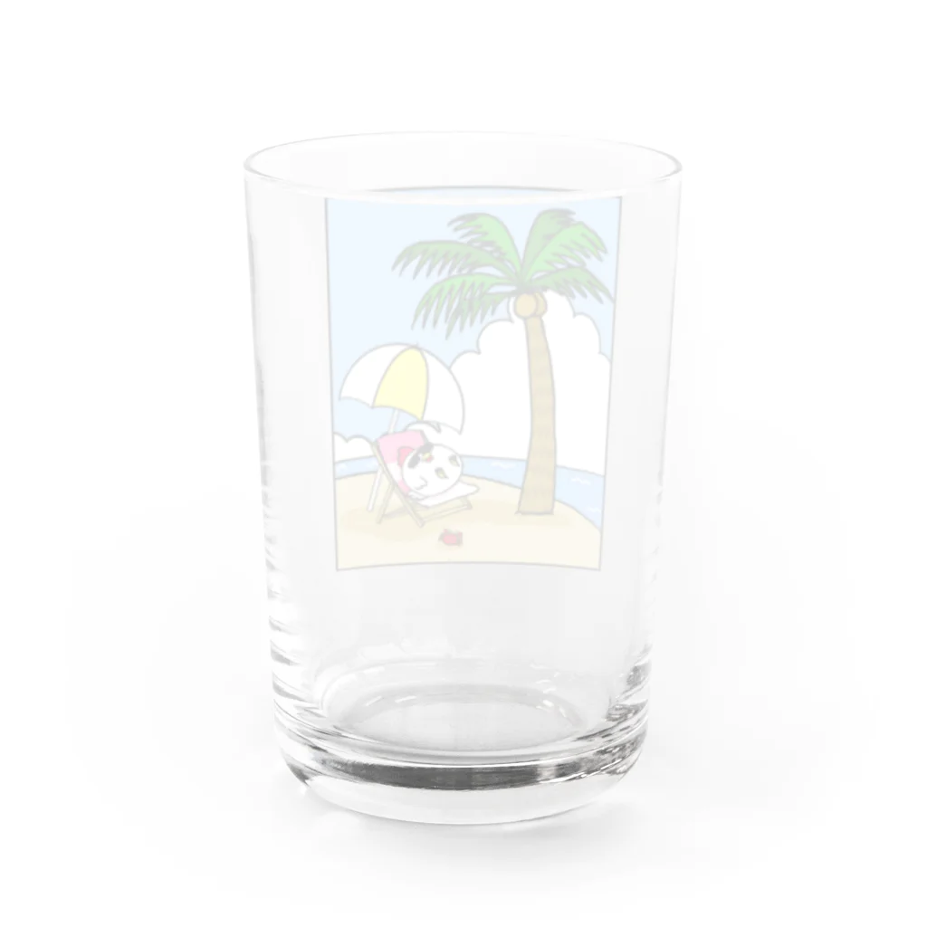 NOKIO MUXのニワトリの休日　夏C Water Glass :back