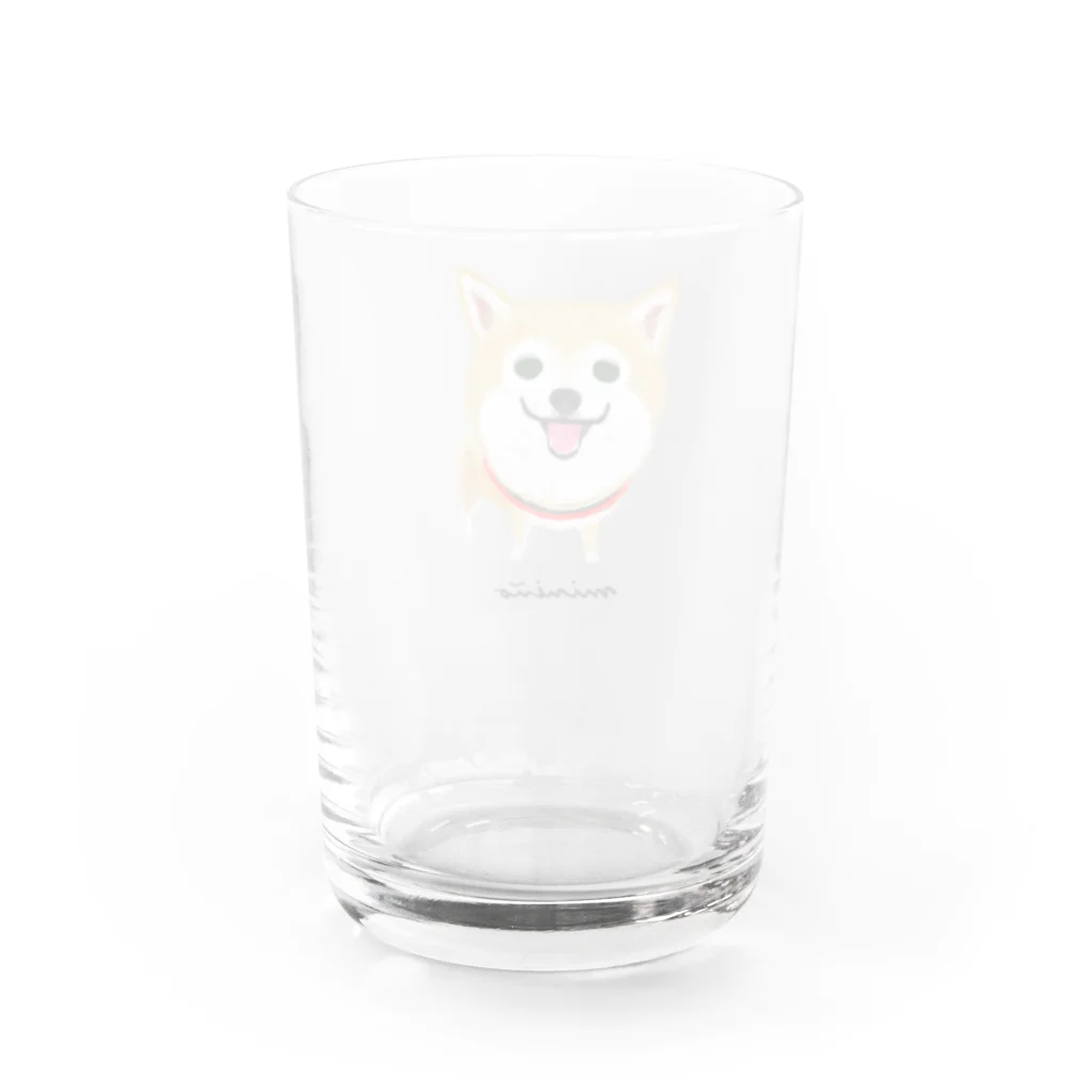 miniño（ミニーニョ）の柴犬 Water Glass :back