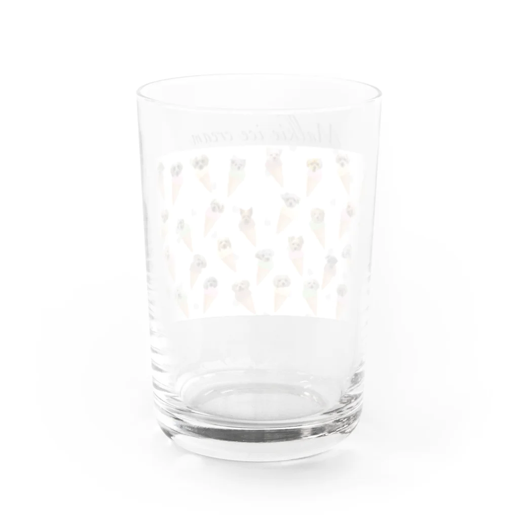 LiLunaのマルキーアイスクリーム Water Glass :back