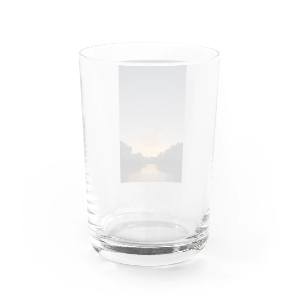 studio applauseのナニタベヨウカナ Water Glass :back