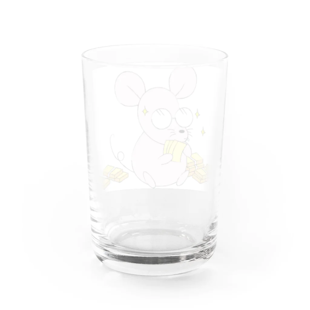 カレーコミュニケーションクラブのちゅうちゅう君 Water Glass :back