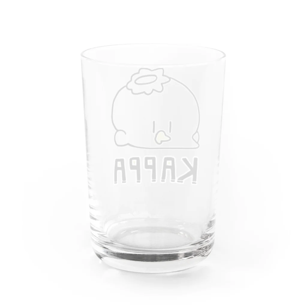 まー油のかっぱくん Water Glass :back