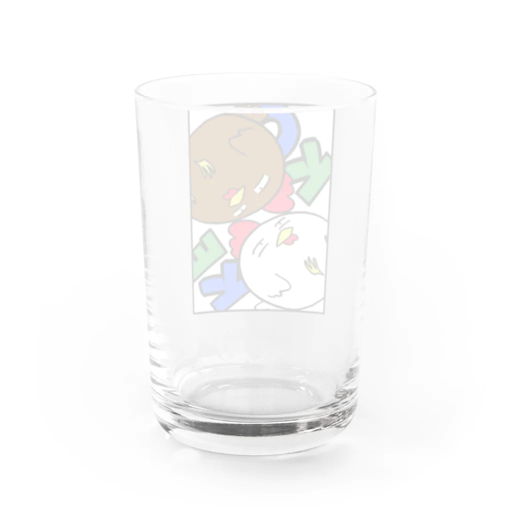 NOKIO MUXのコケコッコ Water Glass :back