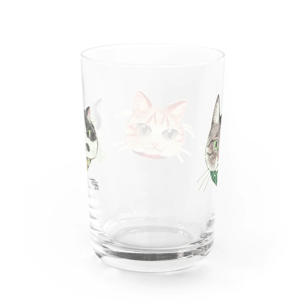 suwamiSHOP SUZURIのねこたち Water Glass :back