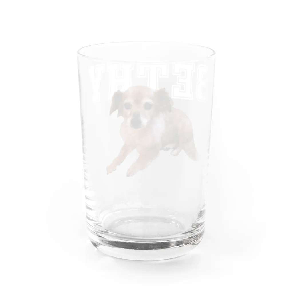 みんなのべぬち学園のゆるやかないぬち学園 Water Glass :back