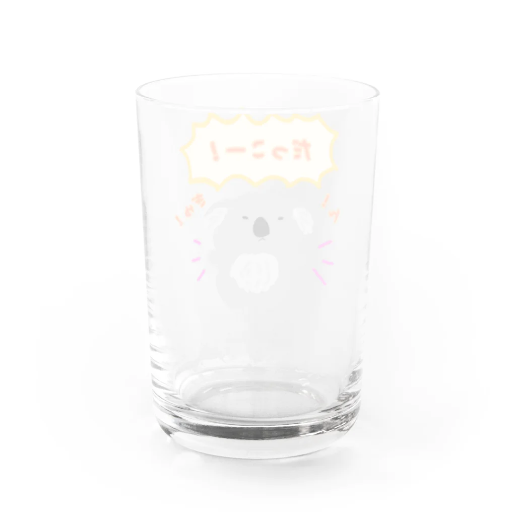 Ama_chanの抱っコアラ Water Glass :back