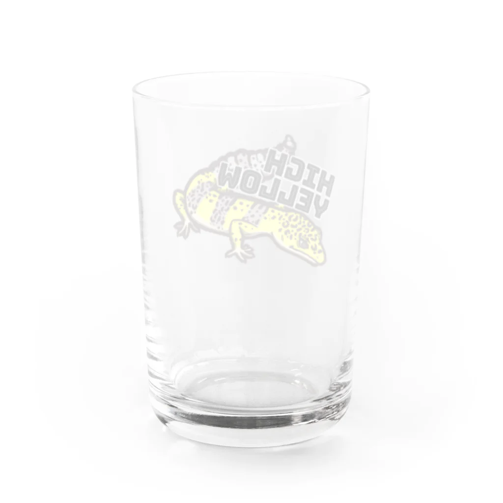 8269-HONEY ROCK-のレオパ(HIGH YELLOW) Water Glass :back