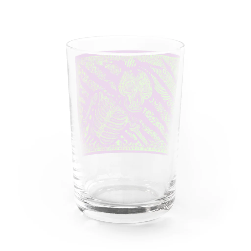 PEPECO-PINOCOのPURPLE - 髑髏 - Water Glass :back