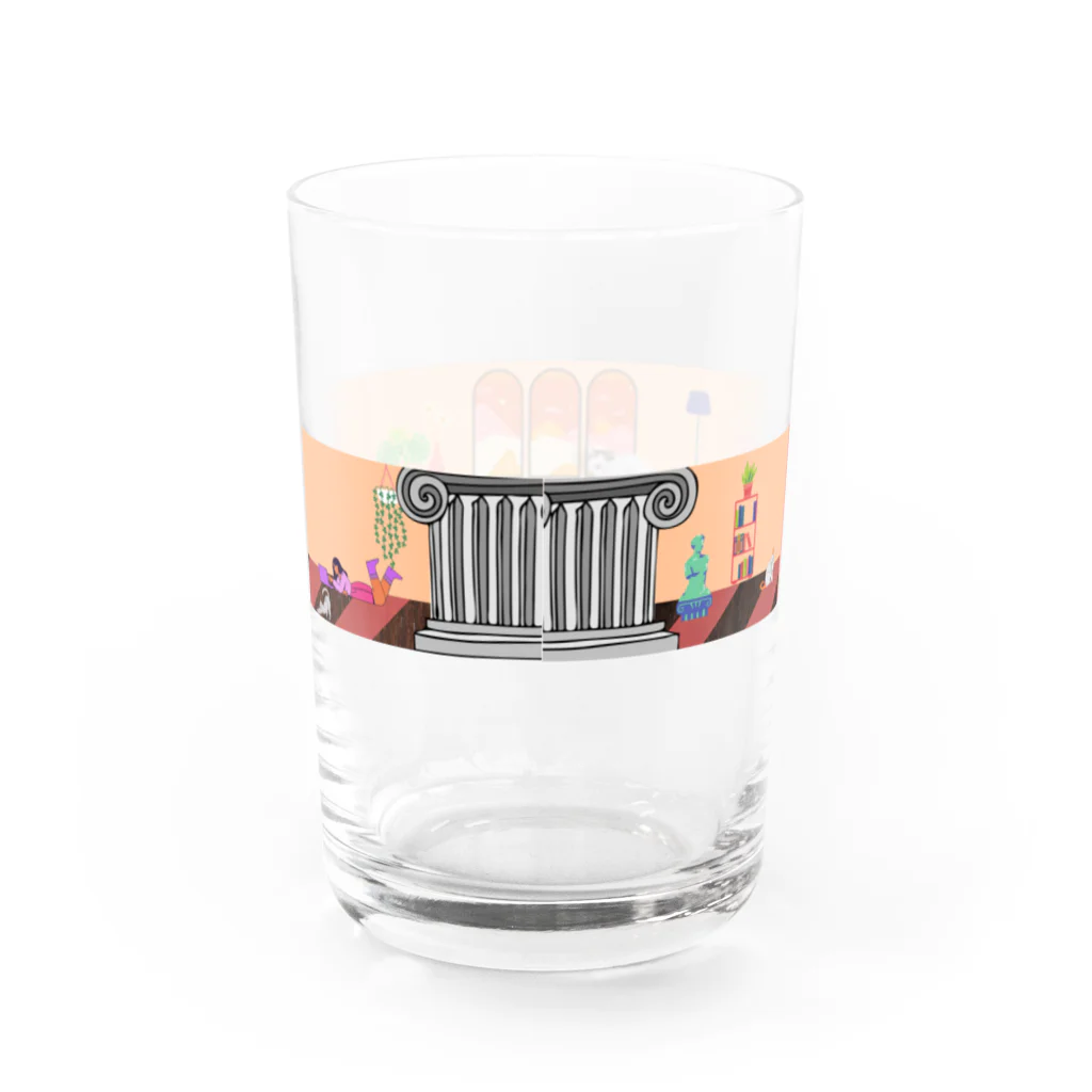 𝙈𝙊𝙈𝙊'𝙨 𝙎𝙝𝙤𝙥のMOMO's shop #05 Water Glass :back