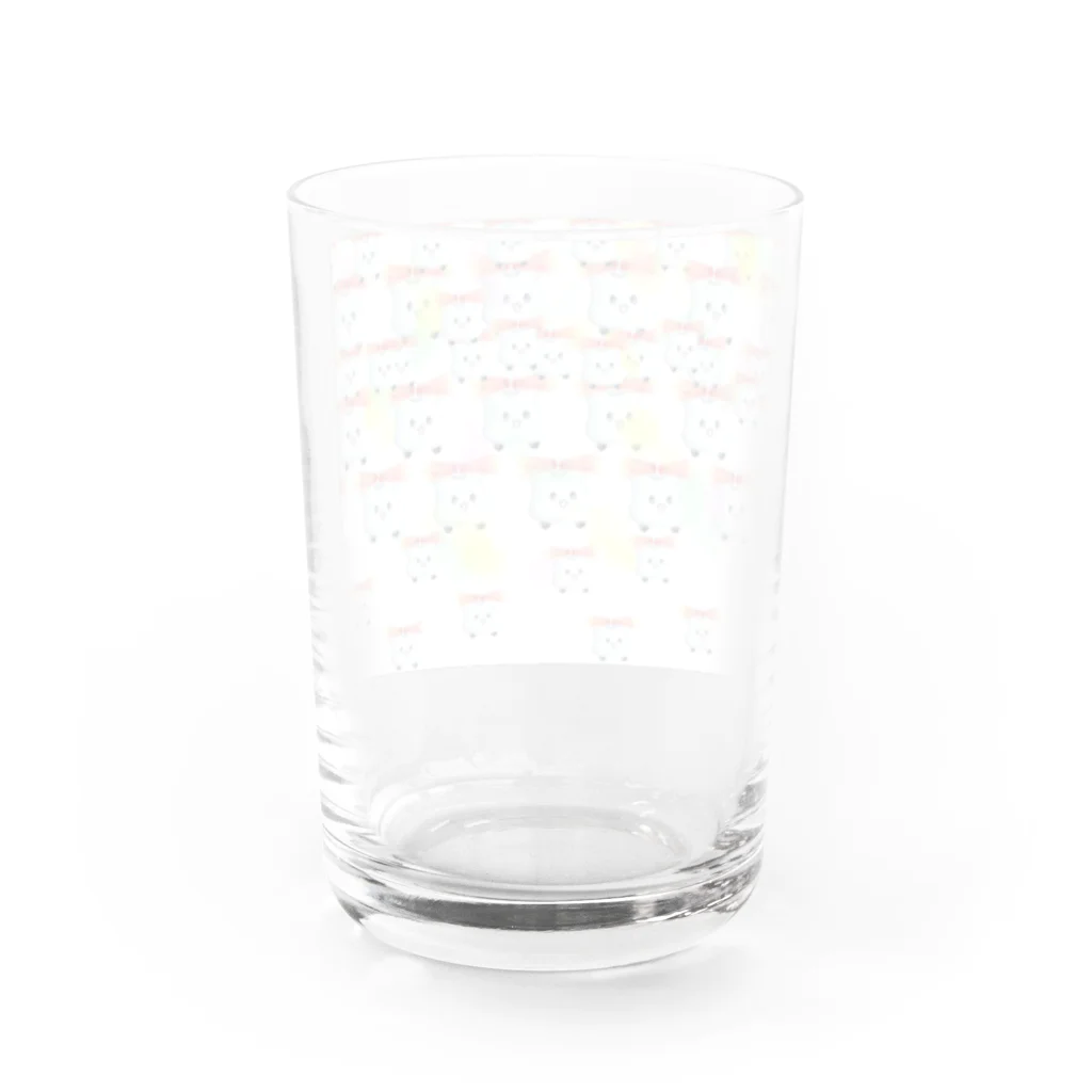 nicospyderのにゃんぴーぽー Water Glass :back