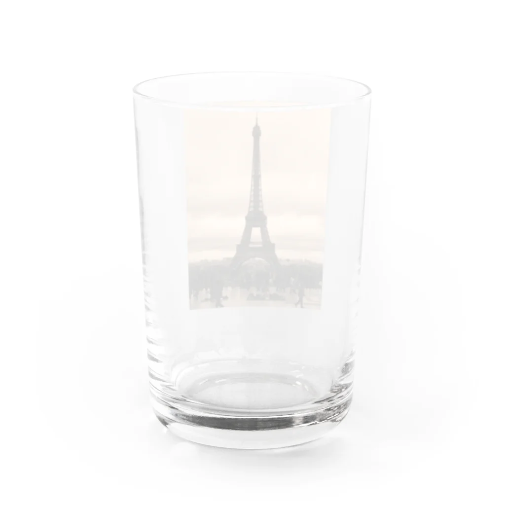 AnelaのHello Paris  Water Glass :back