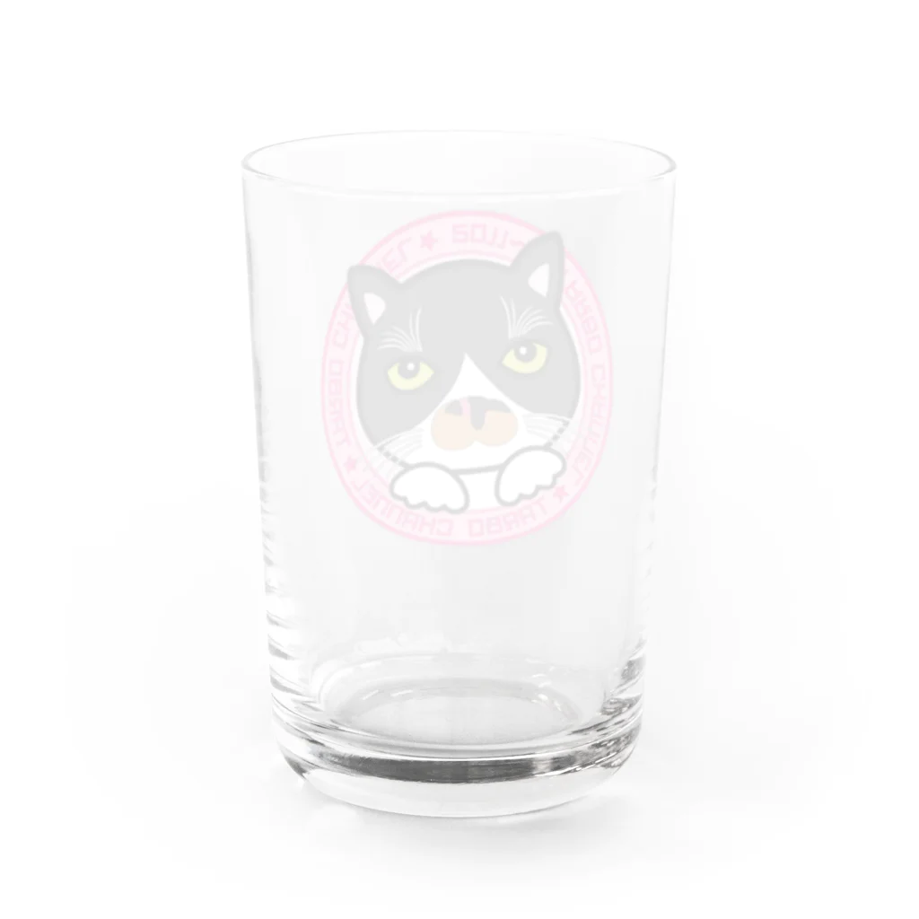 た～ぼチャンネル　グッズコーナーのちゃぼさんグラス Water Glass :back