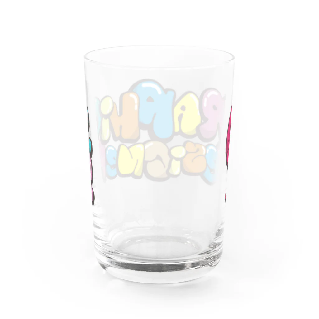 想造デザインのグラフィックデザイナー Water Glass :back