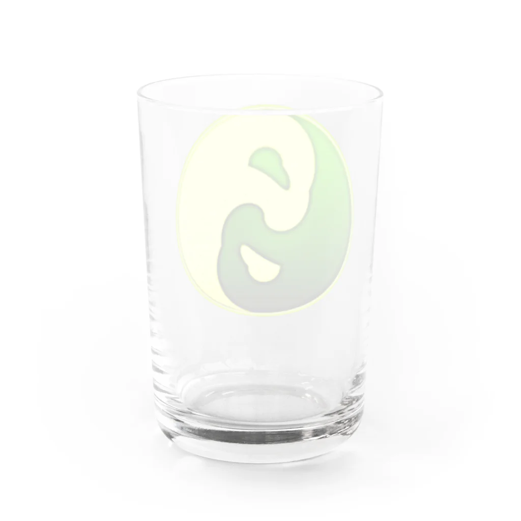 紫園+sion+(麗舞+reybu+)の【陰陽和合🌕月夜ニ💚】 Water Glass :back