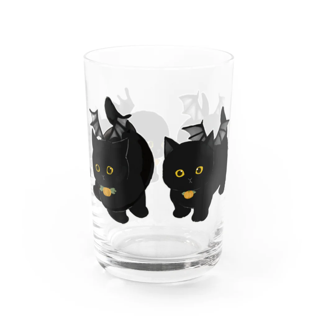 mofusandのハロウィンには奴らが Water Glass :back