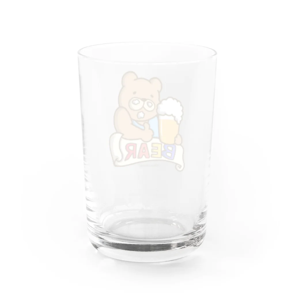 原ストマックのビールベア Water Glass :back