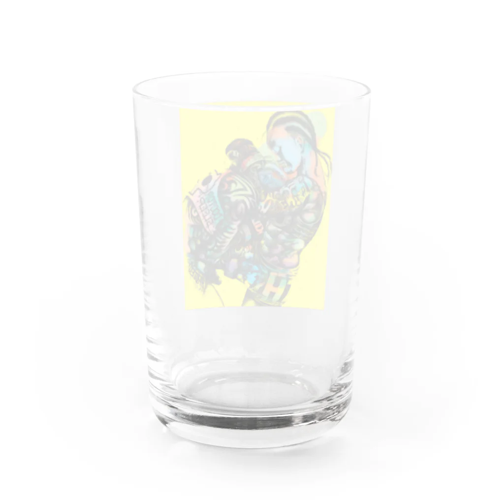 月が輝くこんな夜にの膝 Water Glass :back